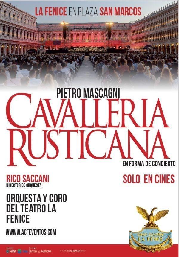 Caratula CAVALLERIA RUSTICANA - TEATRO LE FENICE