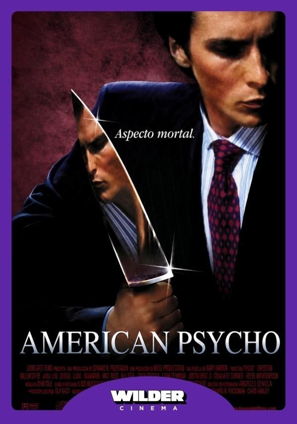 Caratula AMERICAN PSYCHO - WILDER CINEMA