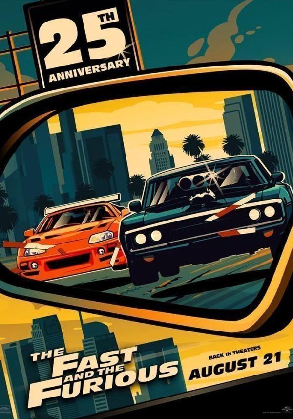 Caratula THE FAST AND THE FORIOUS (A TODO GAS) - 25 ANIVERSARIO